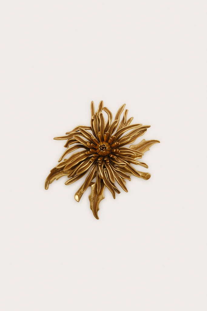 OCTAVIA BROOCH - ANTIQUE BRASS – CULT GAIA