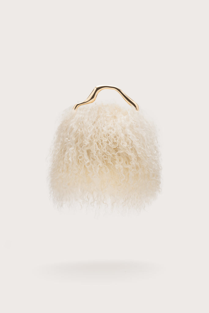 SOLENE MINI BAG - NATURAL SHEARLING – CULT GAIA