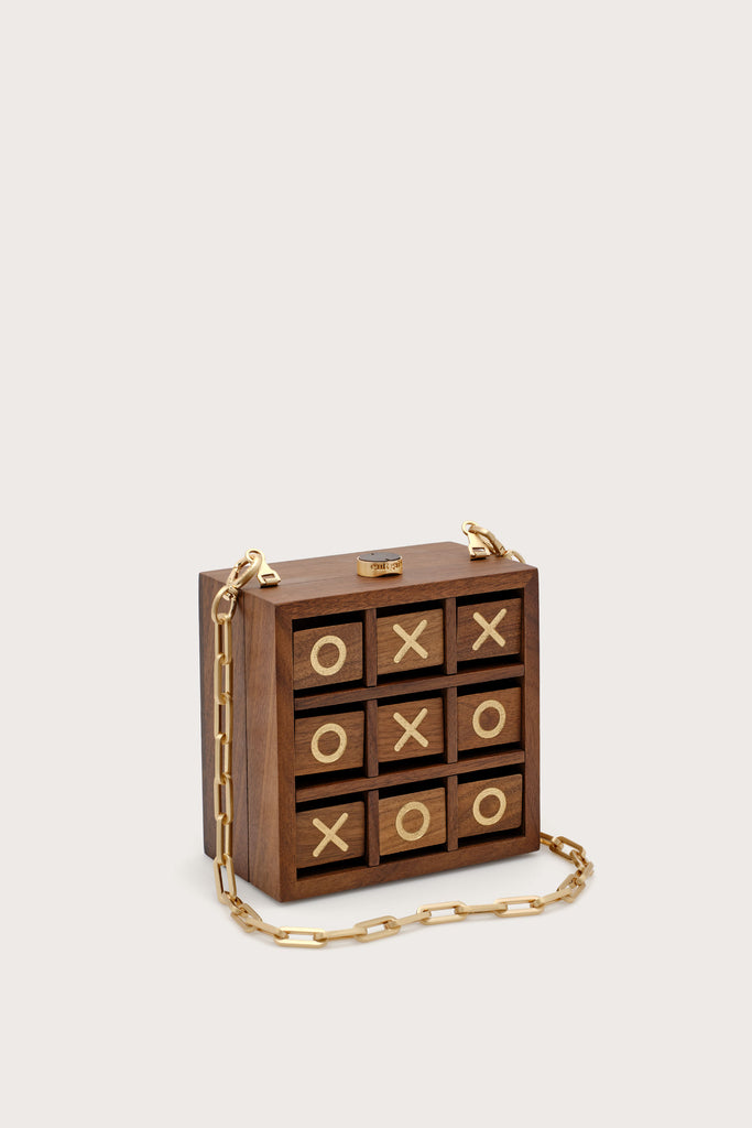 TIC TAC TOE CLUTCH - WALNUT – CULT GAIA