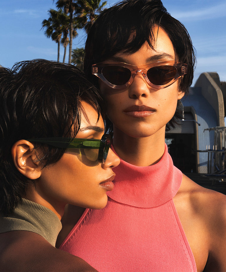 Image of two women in sunglasses