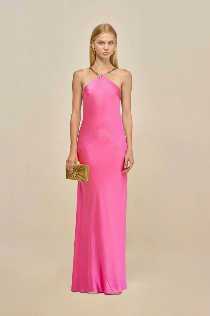 cult gaia pink dress Cult Gaia - Ophelia Gown