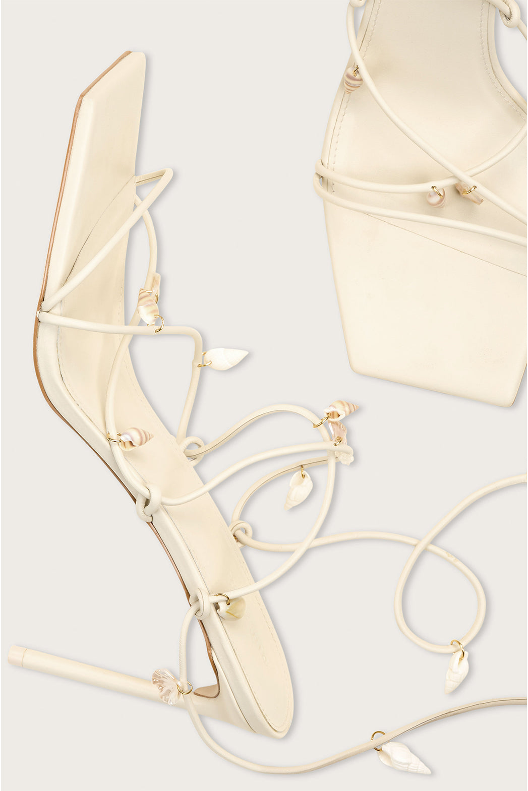 LAZAR SANDAL - OFF WHITE