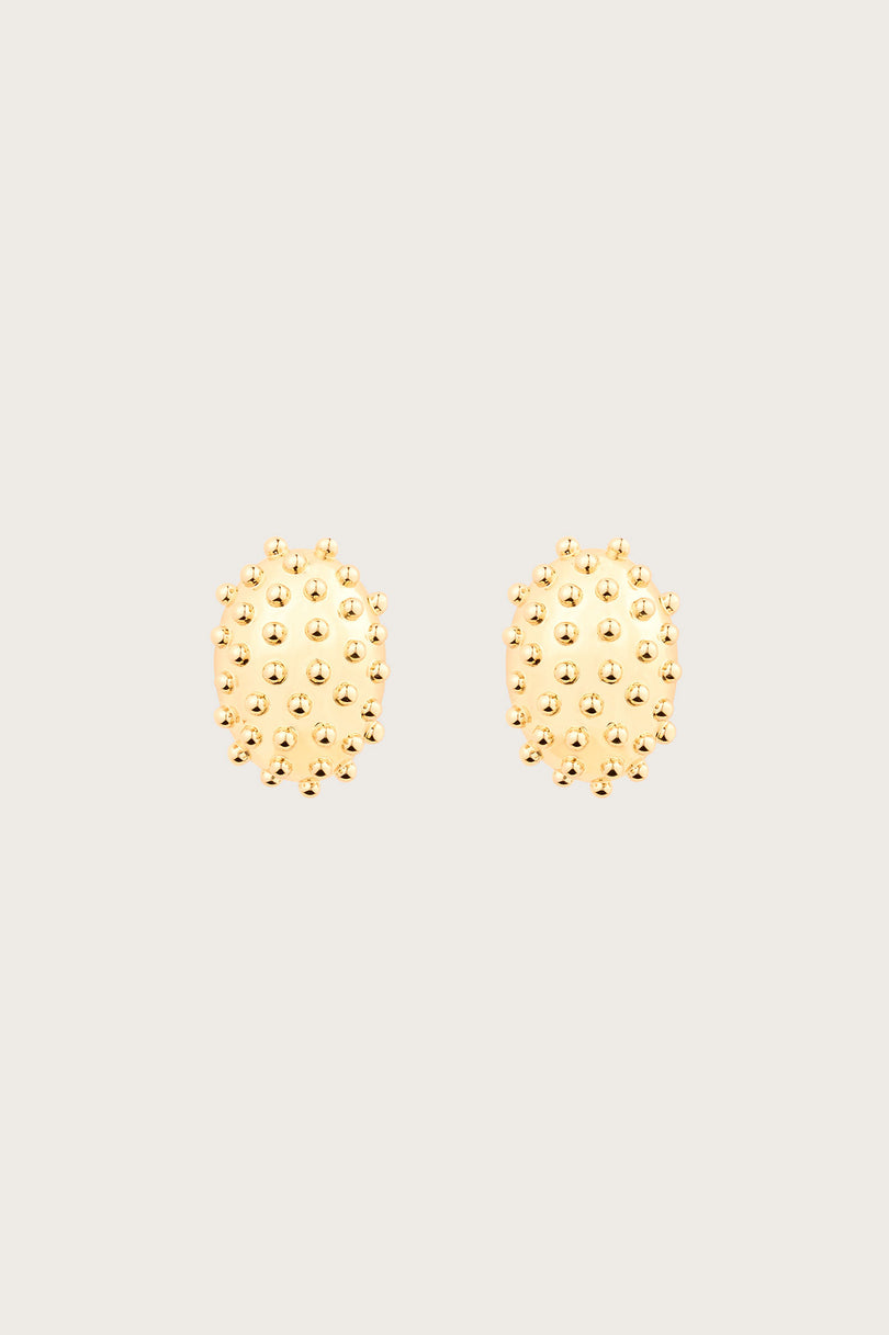 NAJIA EARRING - SHINY BRASS