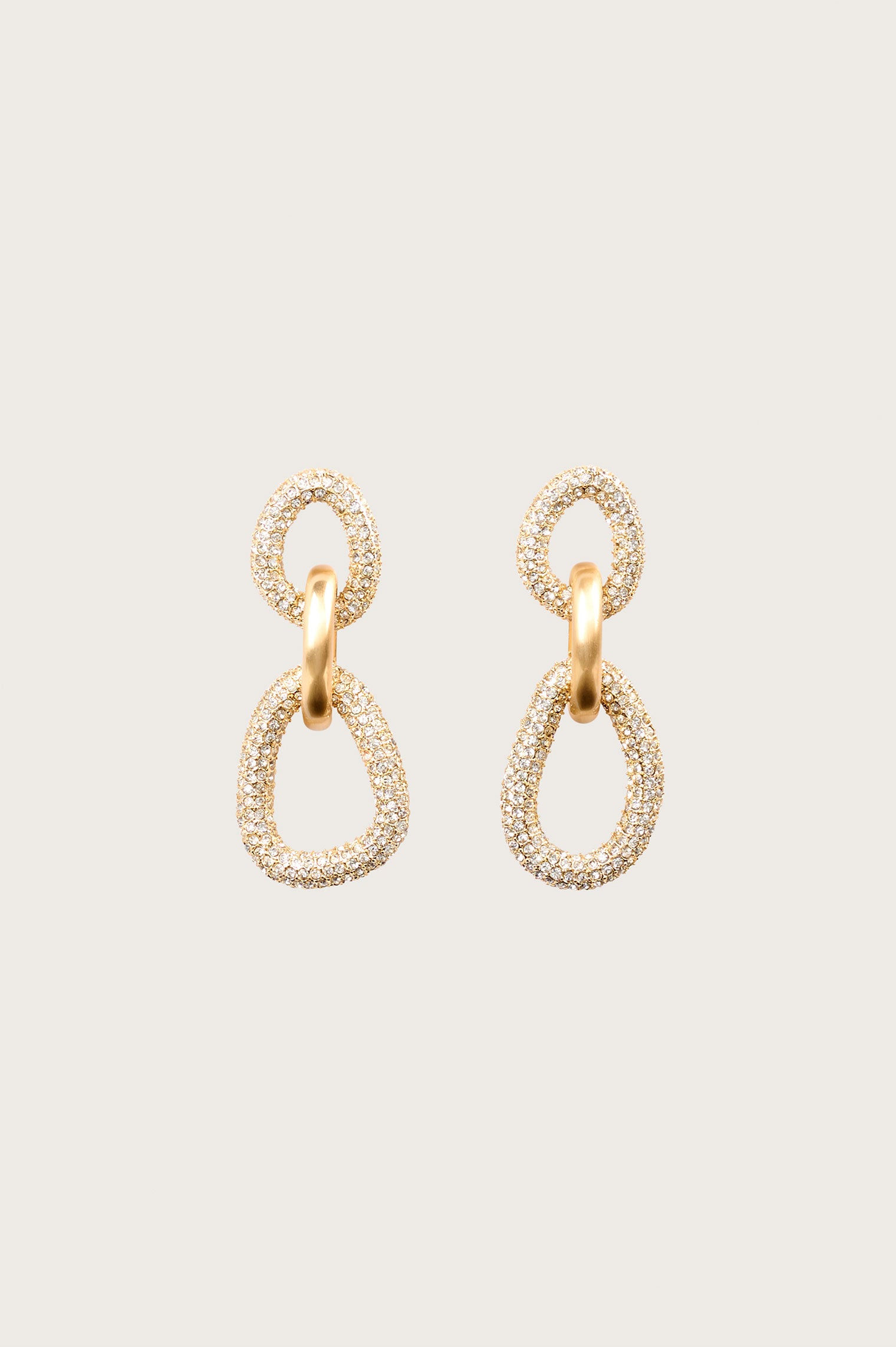 CULT GAIA REYES EARRING IN GOLD CLEAR