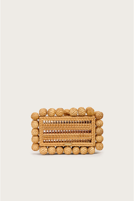 EOS RATTAN CLUTCH - NATURAL