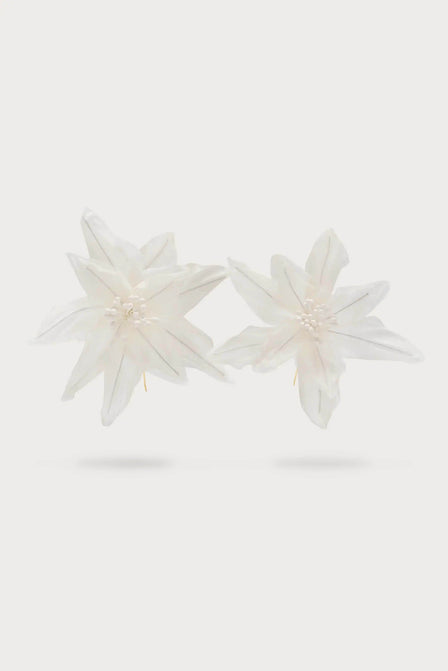 LAUREL EARRING - ANTIQUE WHITE