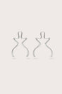 VALMA EARRING - ANTIQUE SILVER