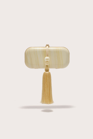 YASMIN CLUTCH - SAND DEGRADE
