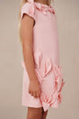 KIDS WISTERIA DRESS - PETAL PINK