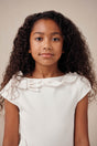 KIDS WISTERIA DRESS - OFF WHITE