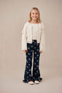 KIDS DAHLIE CARDIGAN SET  - OFF WHITE
