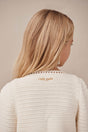 KIDS DAHLIE CARDIGAN SET  - OFF WHITE