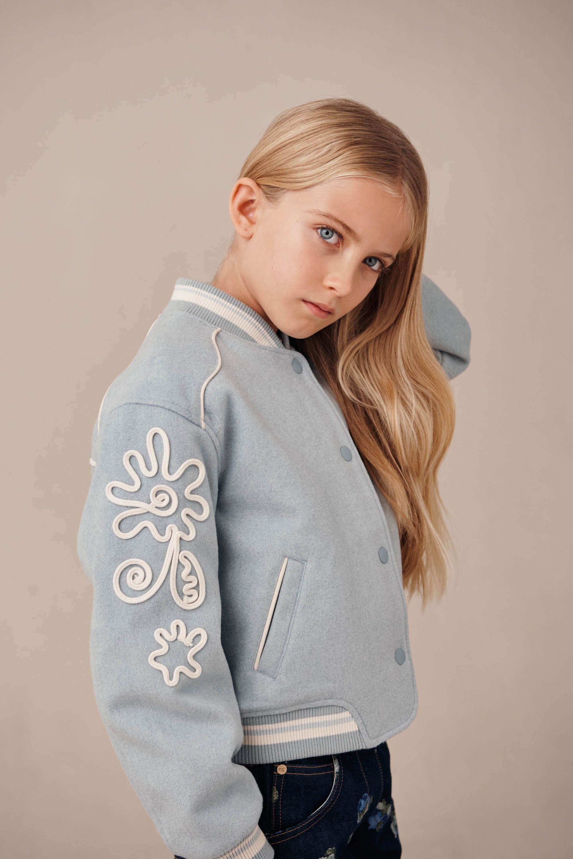 KIDS CALMA JACKET - DUSTY BREEZE