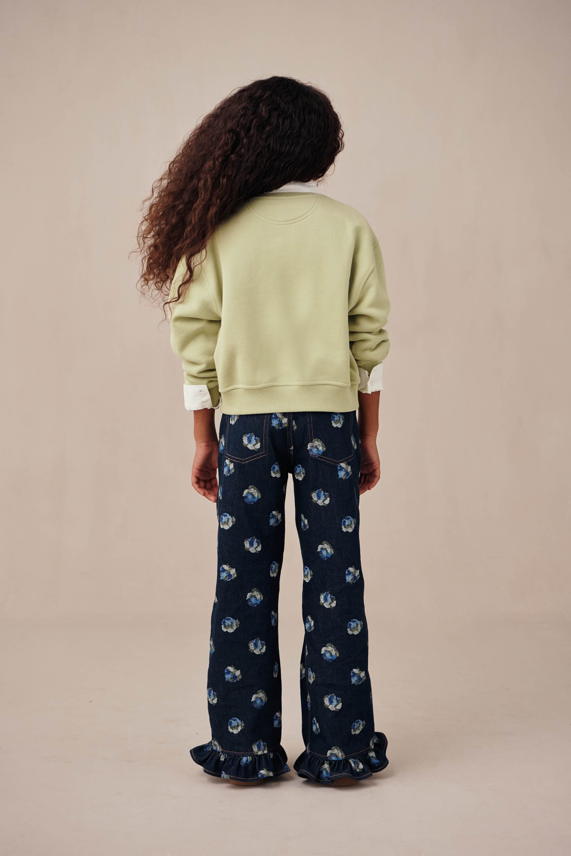 KIDS CARINNA SWEATSHIRT - LIGHT PASTURE