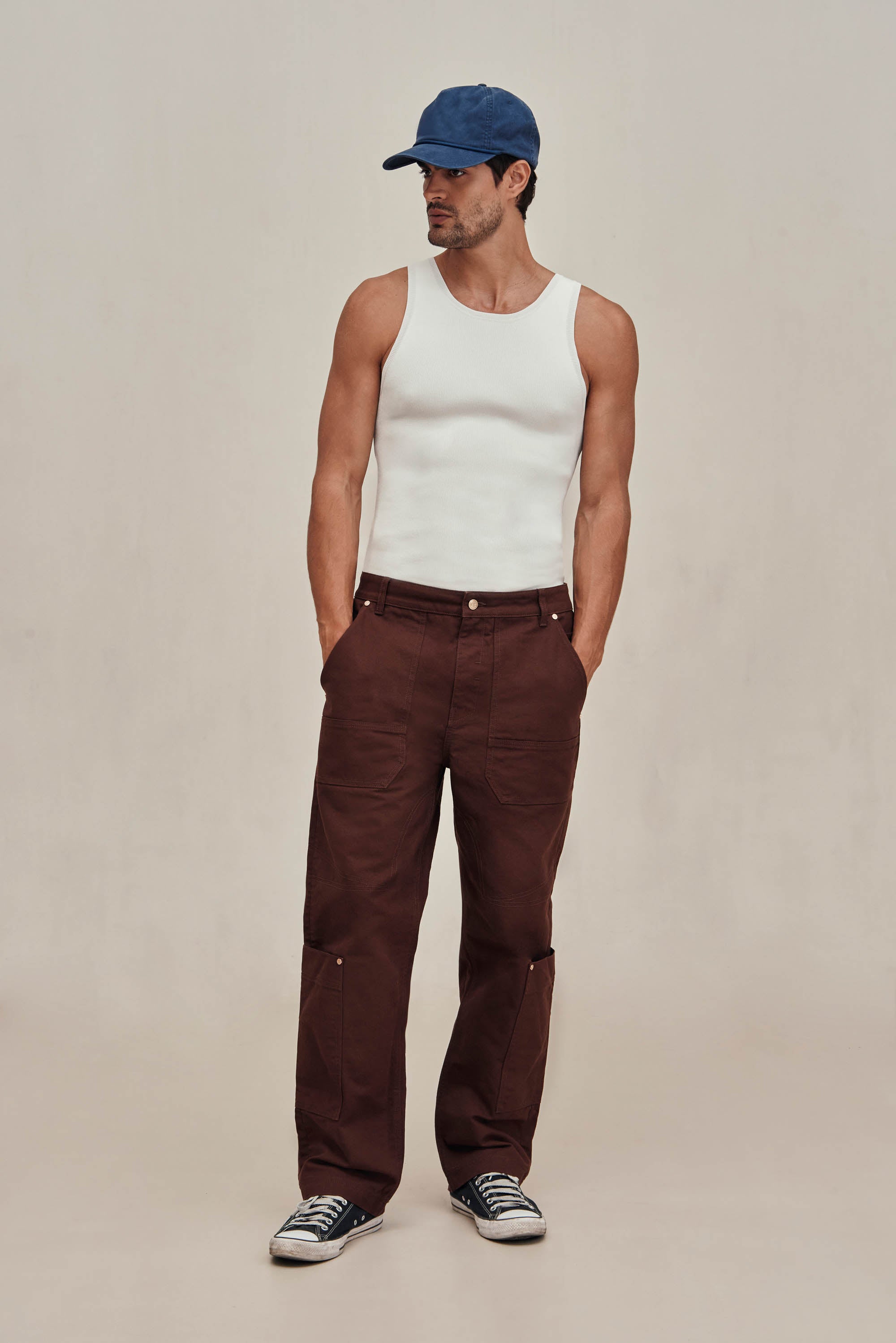 ELIOT KNIT TANK - OFF WHITE