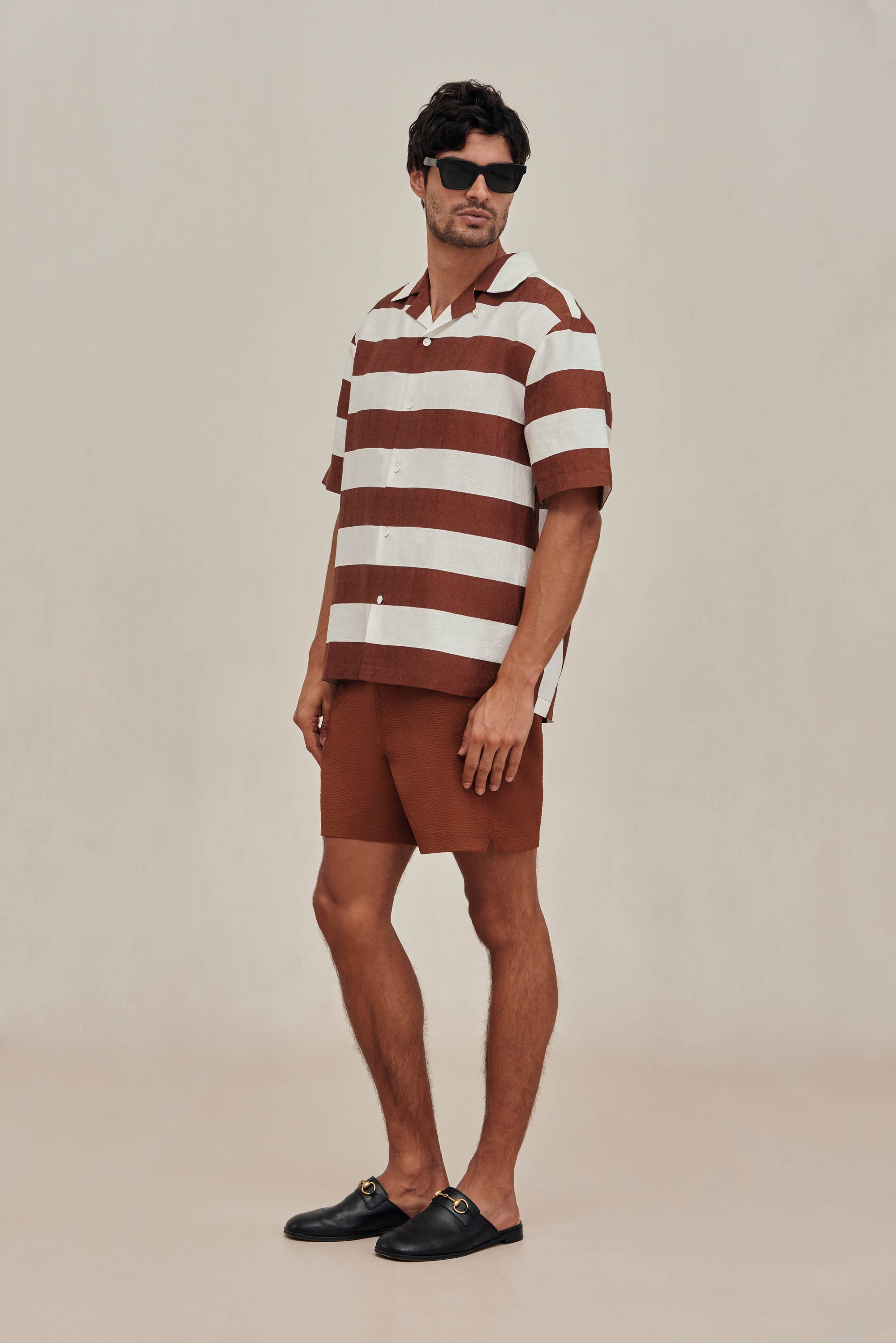 NICCO SHORT - SADDLE