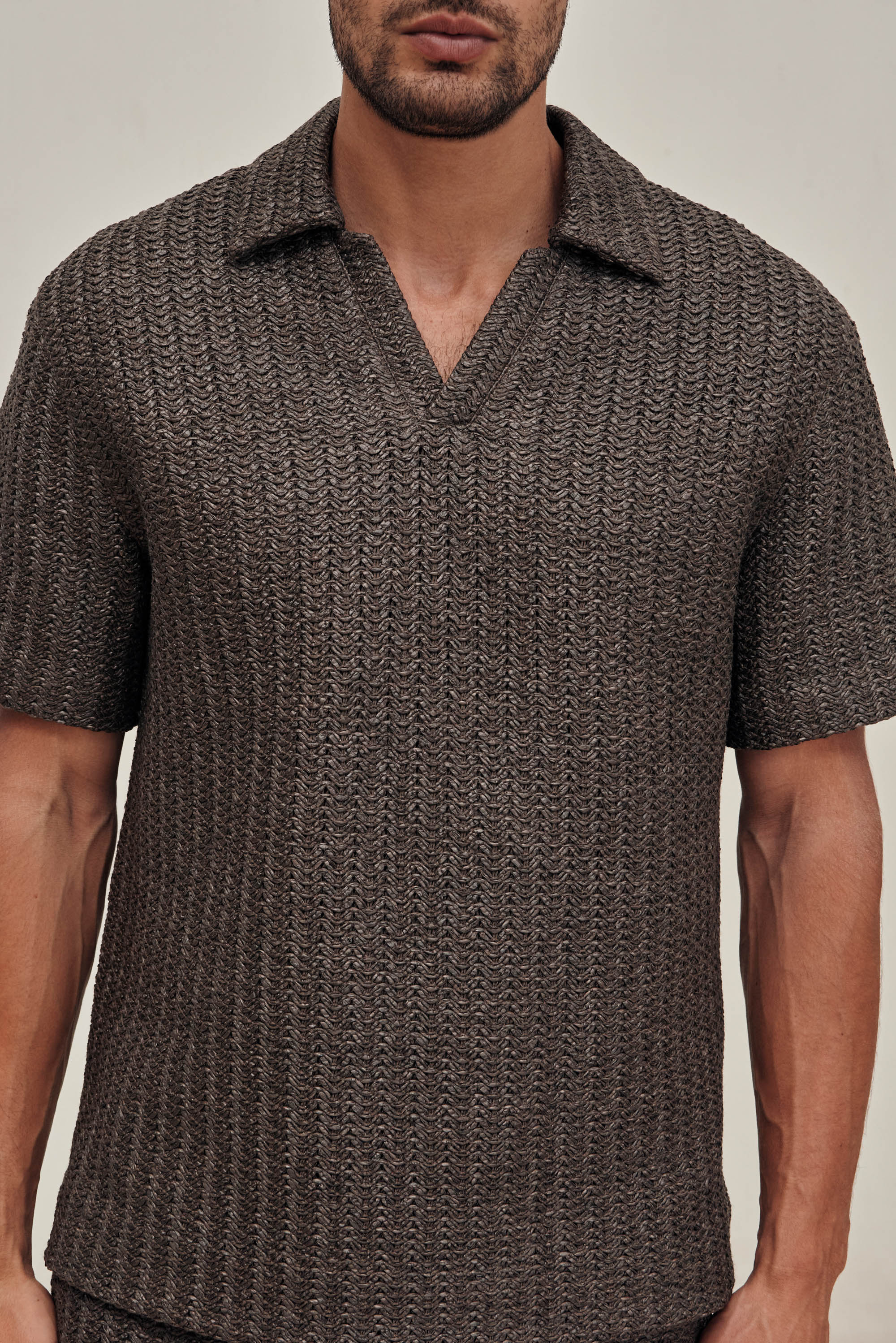 LORENZO SHIRT - DUSTY JAVA