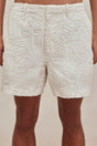 LUCIO SHORT - OFF WHITE MULTI