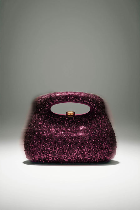 MIMI RHINESTONE BAG - CHIANTI