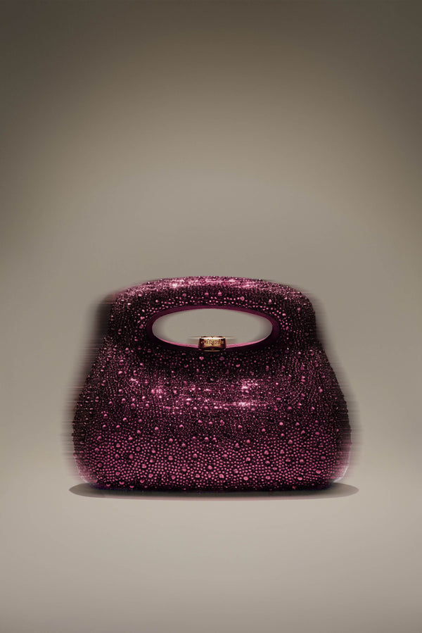 MIMI RHINESTONE BAG - CHIANTI