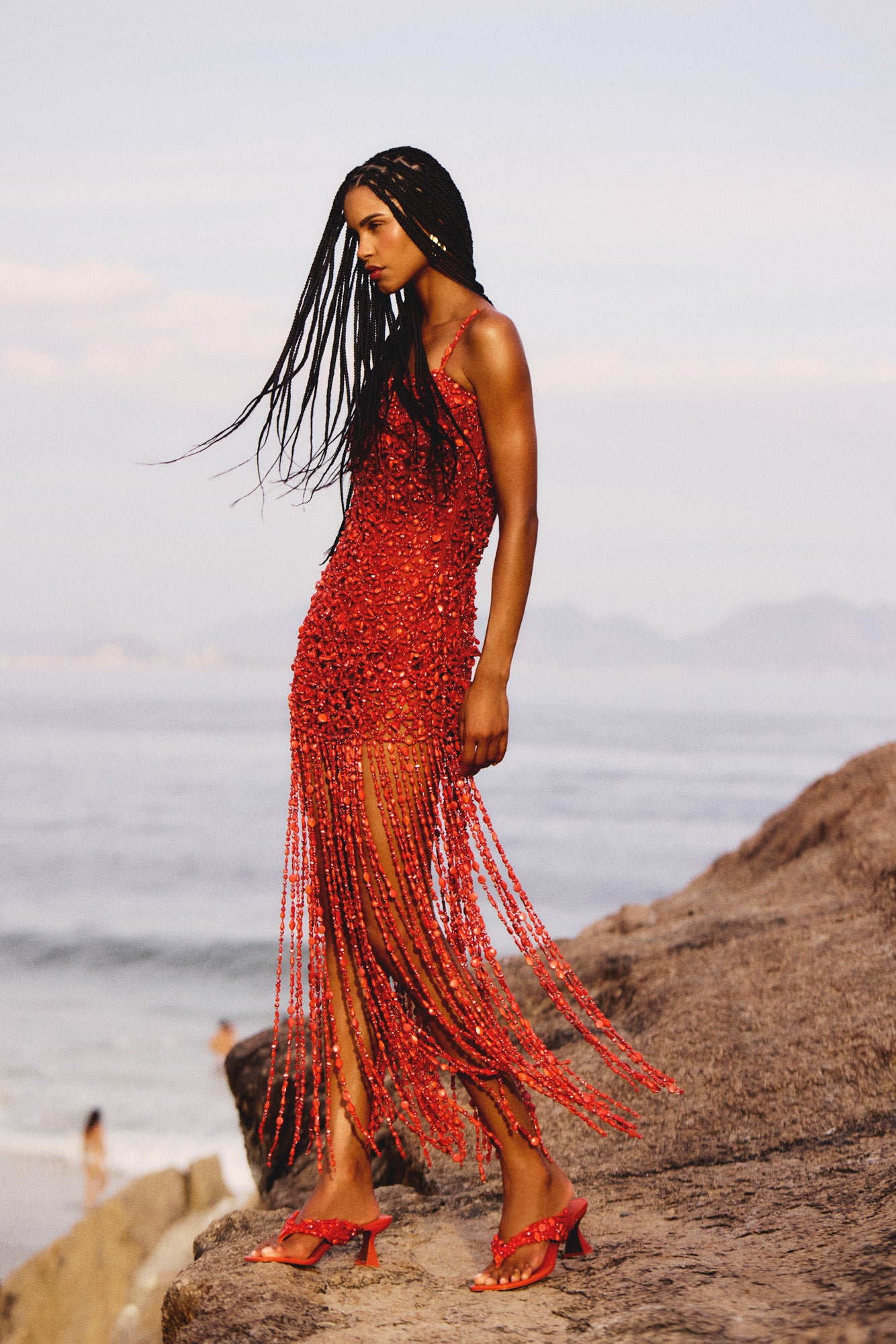 cult gaia red dress Cult Gaia - Calantha Gown