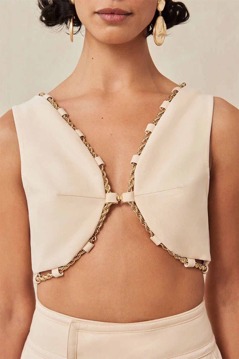 CARA TOP - GARDENIA