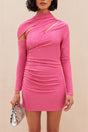 NICOLE DRESS - DRAGONFRUIT