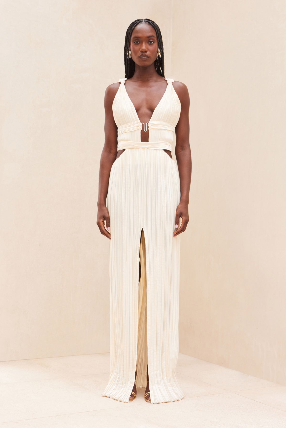 DAVIDA GOWN - OFF WHITE
