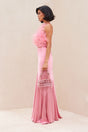 JOEY FEATHER TOP - SHELL PINK