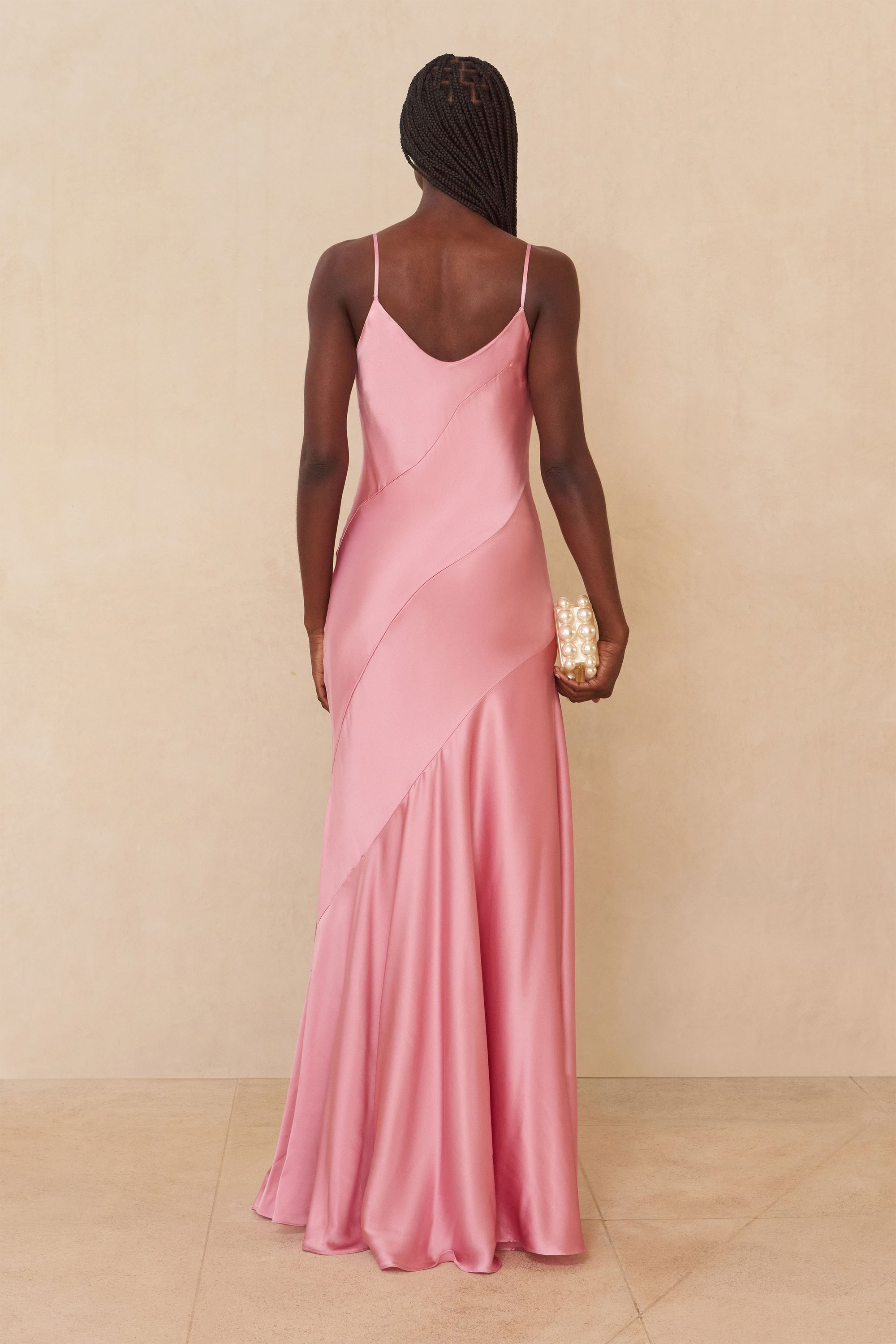 CRISSY GOWN - SHELL PINK