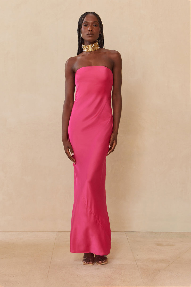 PERLA GOWN - DRAGONFRUIT