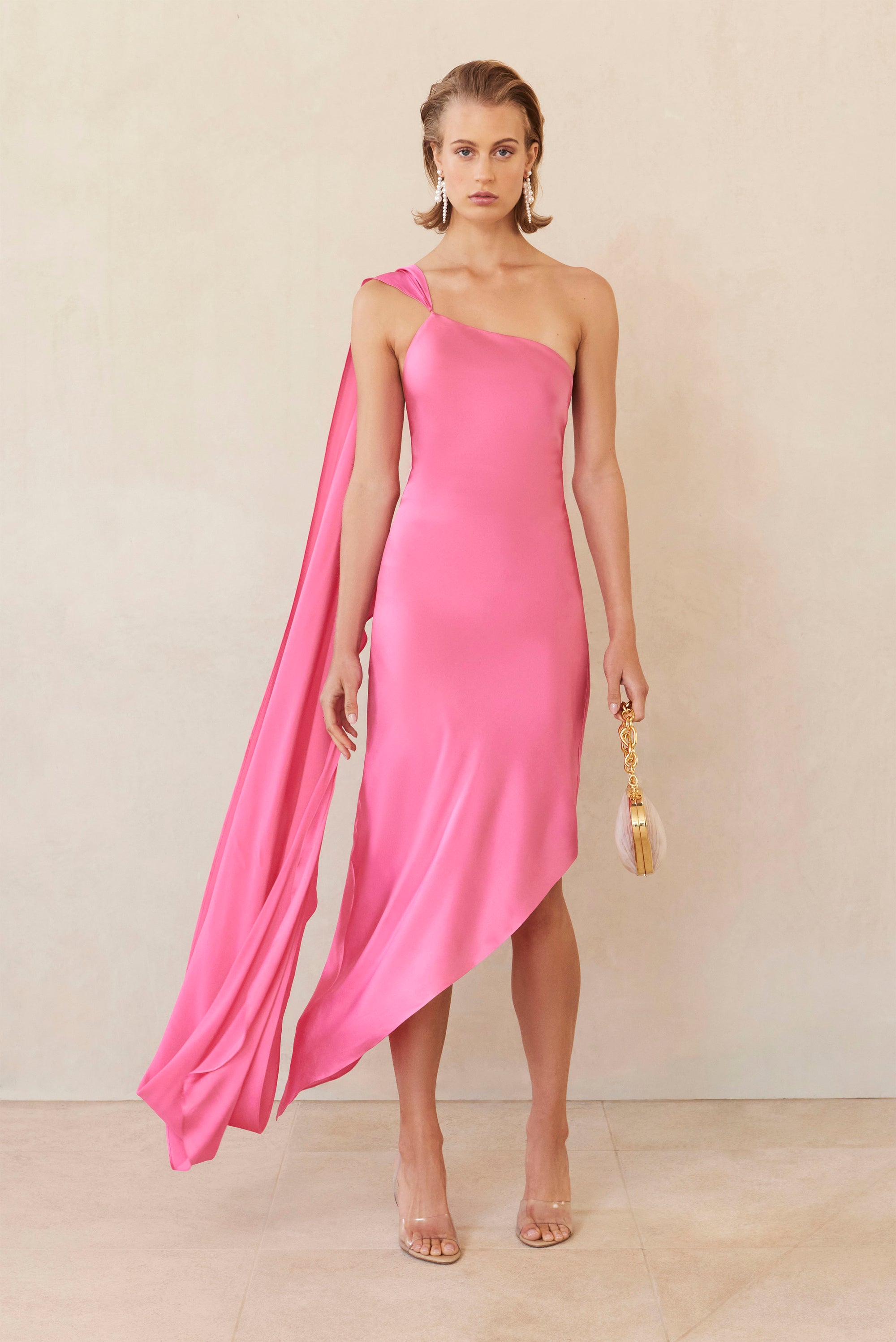 TRYSTA DRESS - ROSADO