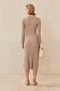 ROSALIA KNIT DRESS - CANYON TAN