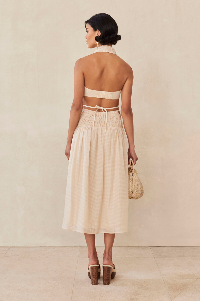 BRIGITTA SKIRT - GARDENIA