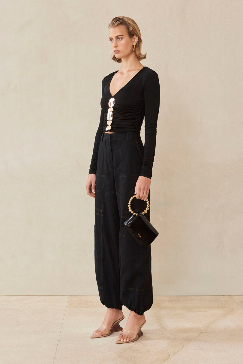 KIERA TOP - BLACK