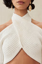ELYSE KNIT TOP - OFF WHITE