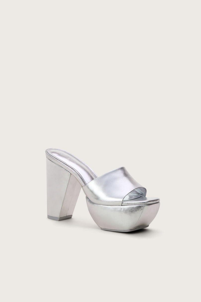 NADIA PLATFORM - SHINY SILVER
