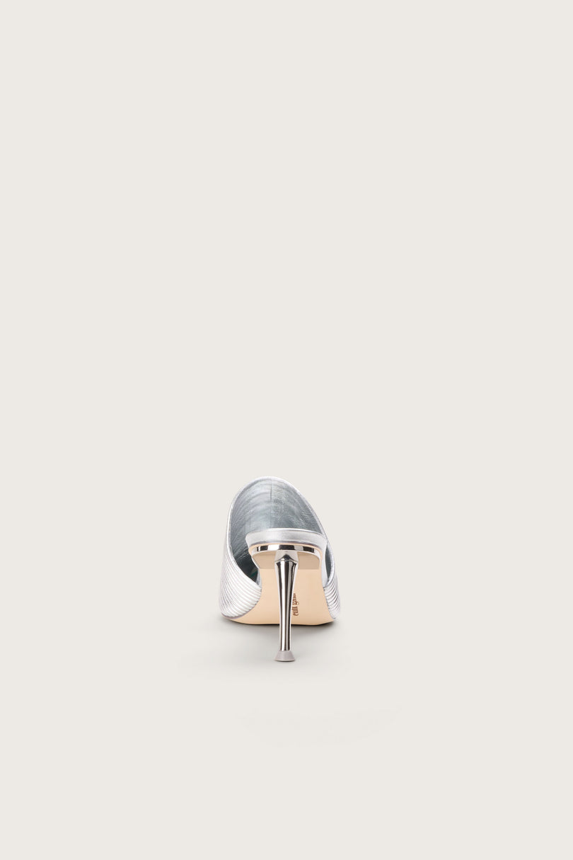 MARA MULE - SHINY SILVER