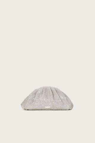 JAALA NANO RHINESTONE CLUTCH - CLEAR