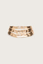 SELENA CHOKER - SHINY BRASS