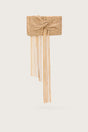 BANU MINI RHINESTONE CLUTCH - CHAMPAGNE