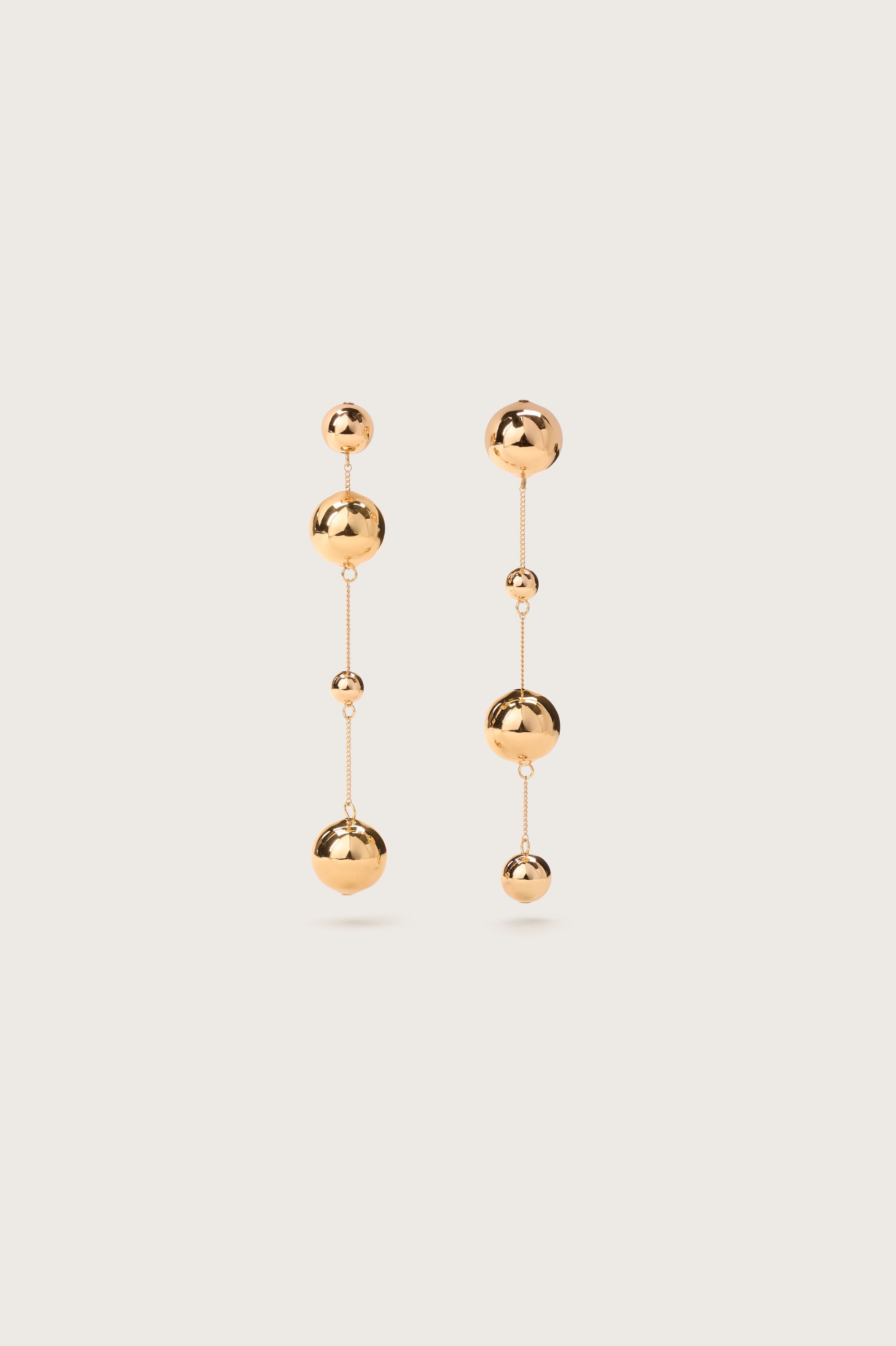 CULT GAIA ADRIENNE EARRING IN SHINY BRASS