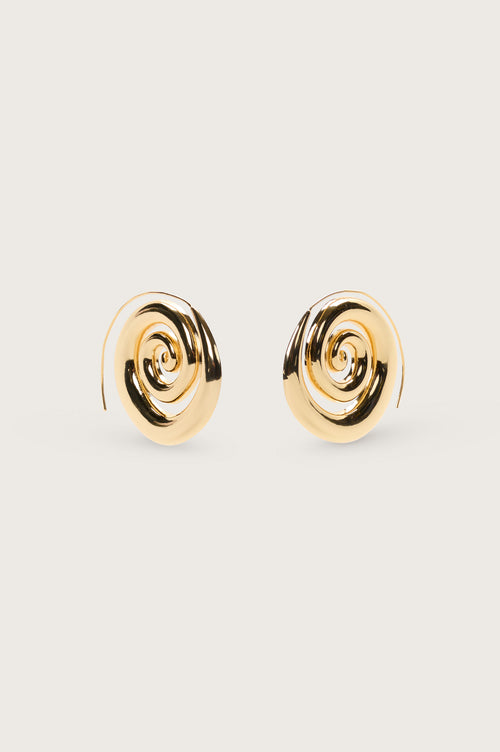 CASSIA EARRING - SHINY BRASS