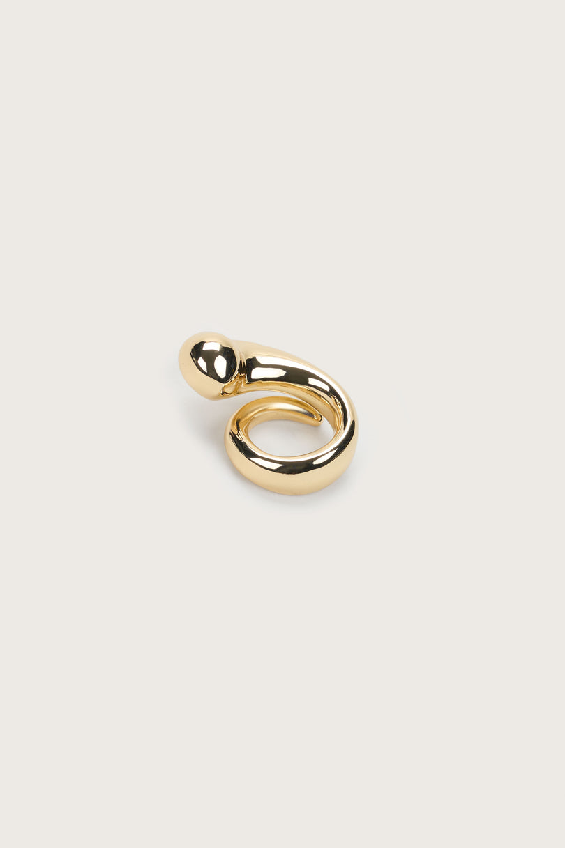 KARINA RING - SHINY BRASS