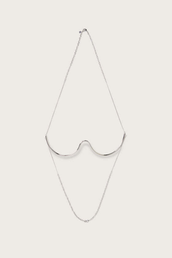 ASHA BRALETTE - SHINY SILVER
