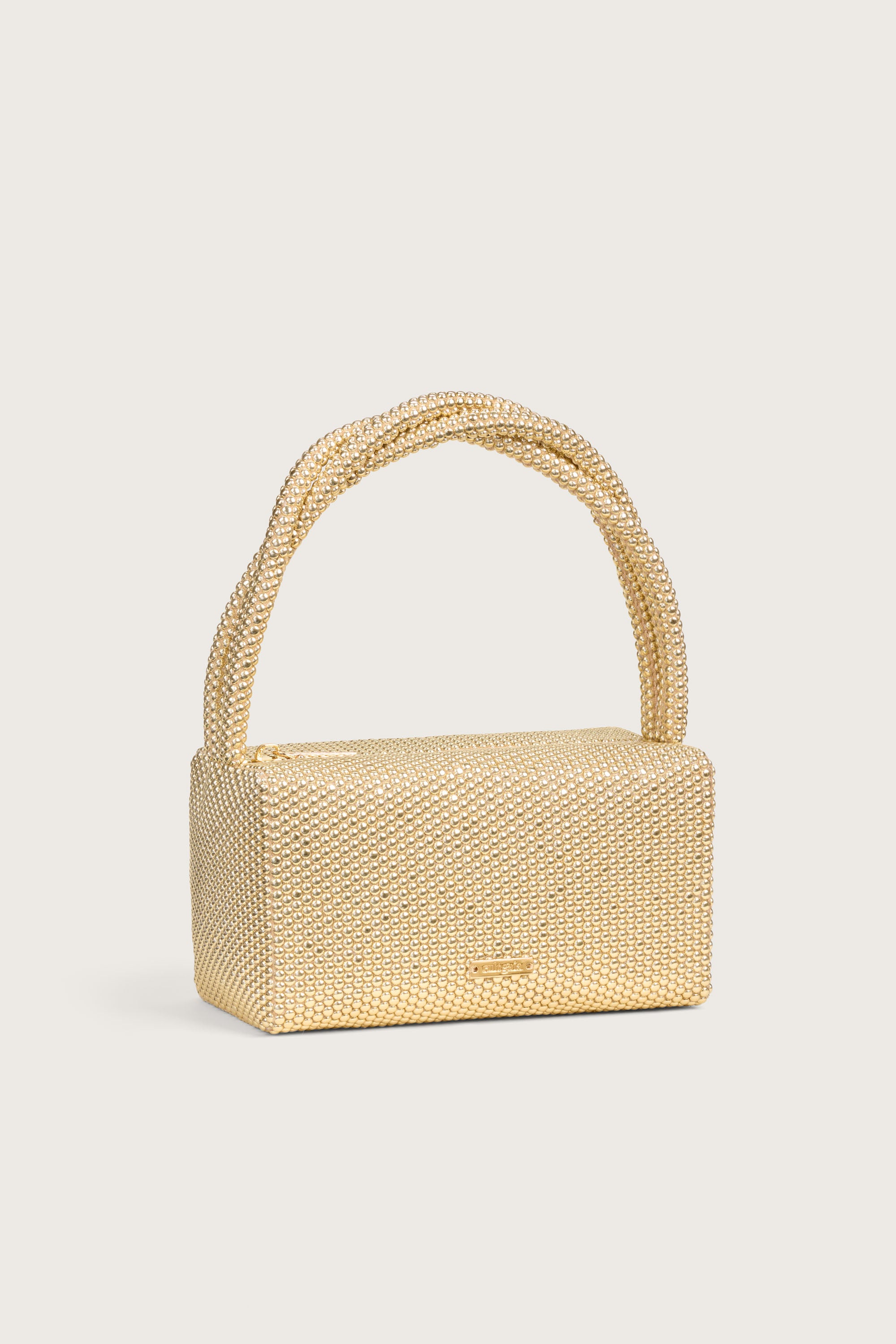 SIENNA MINI BAG - SHINY BRASS