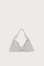 HERA NANO RHINESTONE SHOULDER BAG - CLEAR