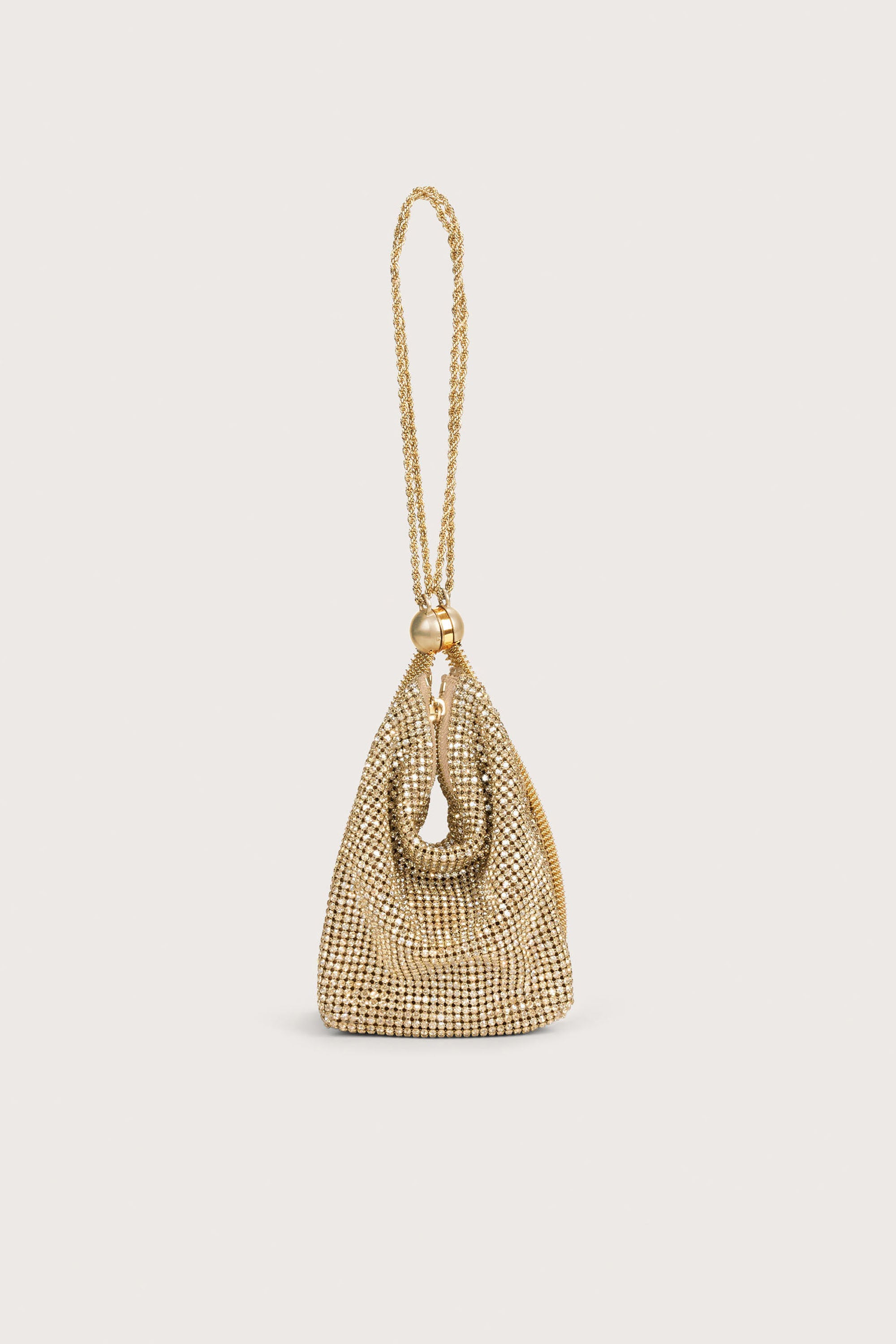 ルルゲッタ  2wayリボンBag   ゴールド RUE WRISTLET BAG - SAND DOLLAR – CULT GAIA
