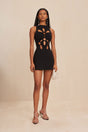 FRANCO KNIT DRESS - BLACK