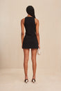 FRANCO KNIT DRESS - BLACK